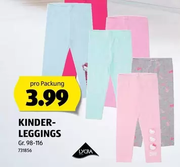 Kinder - KINDER-LEGGINGS Gr. 98-116