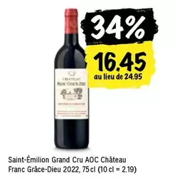 Saint-Émilion Grand Cru AOC