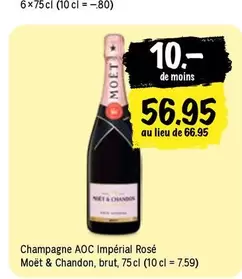 Champagne AOC Impérial Rosé