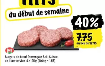 Burgers de boeuf Provençale