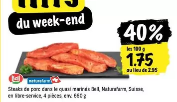 Steaks de porc