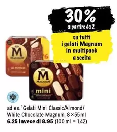Magnum - Gelati Mini Classic/Almond/White Chocolate
