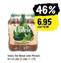 Volvic Tee Minze oder Pfirsich