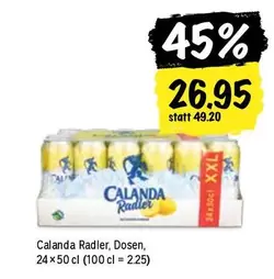 Radler, Dosen