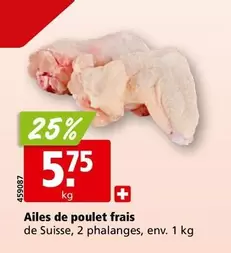 Ailes de poulet frais