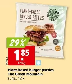Plant-based burger patties