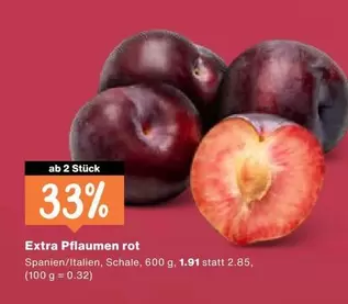 Pflaumen rot