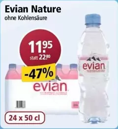 Evian -  Nature ohne Kohlensäure