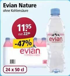 Evian -  Nature ohne Kohlensäure