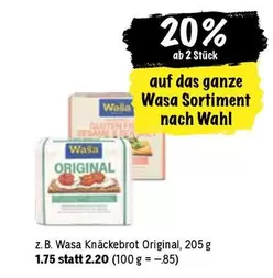 Wahl - Wasa Knäckebrot Original