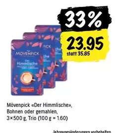 Movenpick - Der Himmlische, Bohnen oder gemahlen
