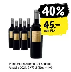 Primitivo del Salento IGT Andante Amabile