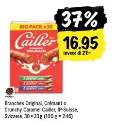 Cailler - Branches Original, Crémat o Crunchy Caramel