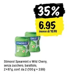 Stimorol Spearmint o Wild Cherry
