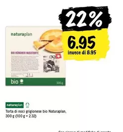 Torta di noci grigionese bio