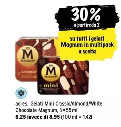 Magnum - Gelati Mini Classic/Almond/White Chocolate