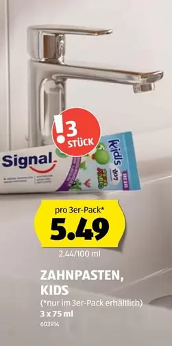 Zahncreme, Kids