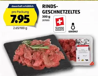 Rinds-Geschnetzeltes 300 g 287880