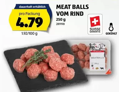 MEAT BALLS VOM RIND 250 g 289198