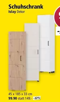 Schuhschrank Islay Dekor