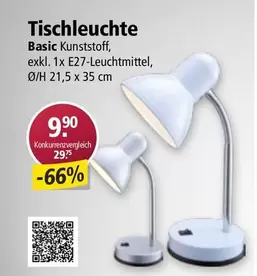 Tischleuchte Basic Kunststoff