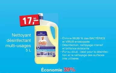 Nettoyant désinfectant multi-usages