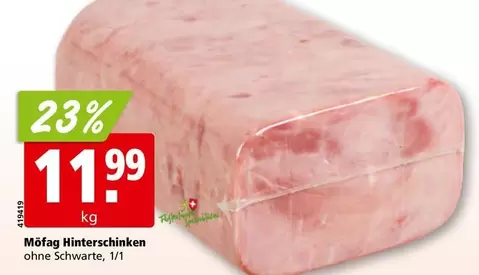 Möfag Hinterschinken ohne Schwarte