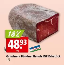 Grisona Bündnerfleisch IGP Eckstück