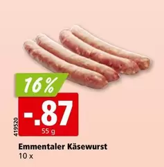 Emmentaler Käsewurst