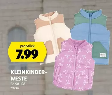 KLEINKINDER-WESTE Gr. 98-128 730809