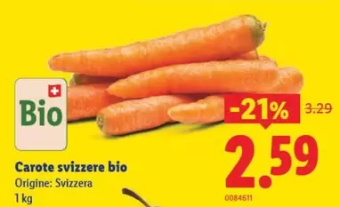 Carote svizzere bio