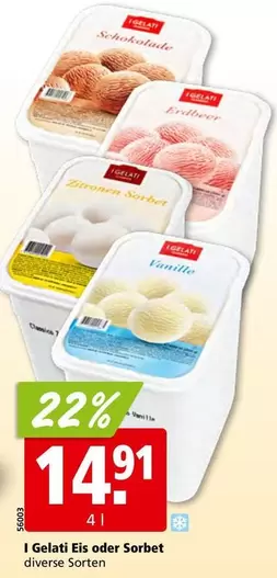 Helios - I Gelati Eis oder Sorbet