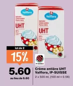 Crème entière UHT