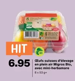 Œufs suisses d'élevage en plein air