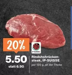 Rindshochrücken-steak