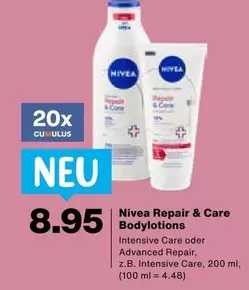 Nivea - Repair & Care Bodylotions