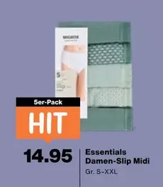 Essentials Damen-Slip Midi