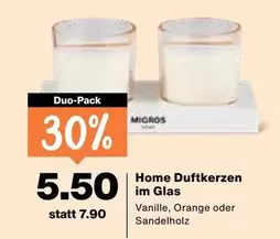 Home Duftkerzen im Glas