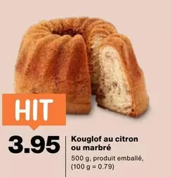 Kouglof au citron ou marbré