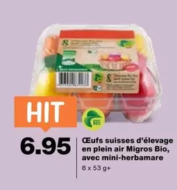 Œufs suisses d'élevage en plein air