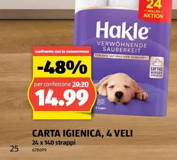 CARTA IGIENICA, 4 VELI