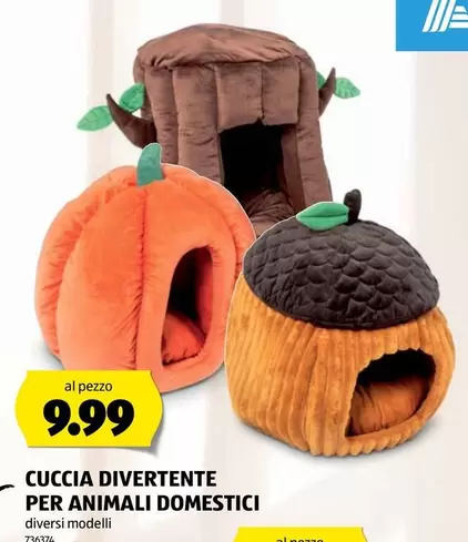 CUCCIA DIVERTENTE PER ANIMALI DOMESTICI