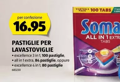 PASTIGLIE PER LAVASTOVIGLIE 683230