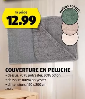 COUVERTURE EN PELUCHE