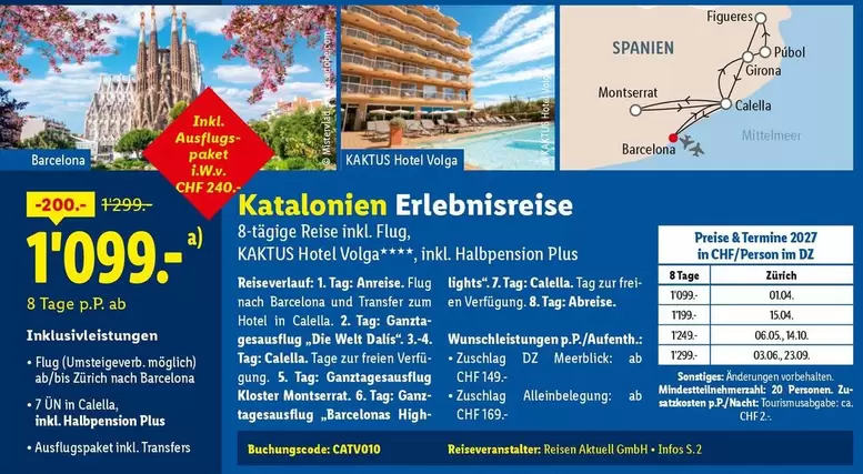 Kloster - Katalonien Erlebnisreise