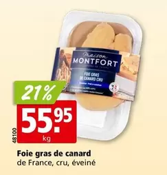 Foie gras de canard cru