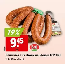 Saucisses aux choux vaudoises IGP