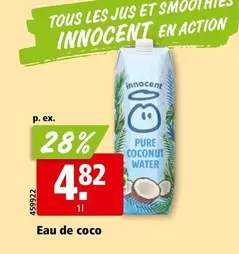 Action - Eau de coco