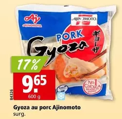 Gyoza au porc