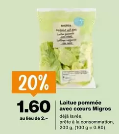 Laitue pommée avec cœurs
